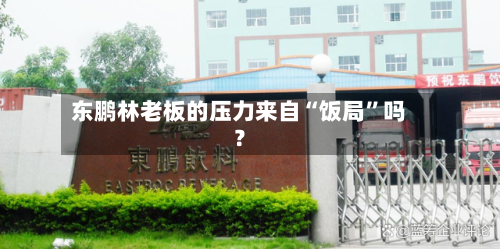 东鹏林老板的压力来自“饭局”吗？