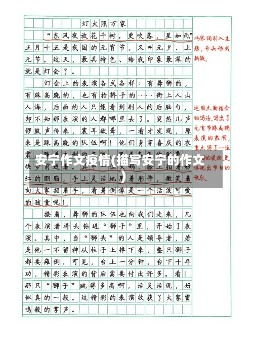 安宁作文疫情(描写安宁的作文)