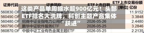 这类产品单周缩水超900亿元！头部ETF排名大洗牌，科创主题产品集体“跃进”
