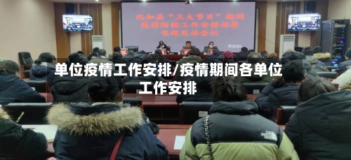 单位疫情工作安排/疫情期间各单位工作安排