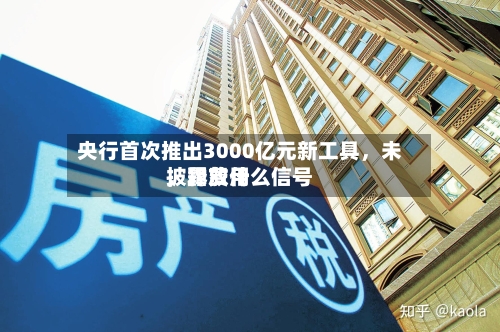 央行首次推出3000亿元新工具，未披露费用，释放什么信号