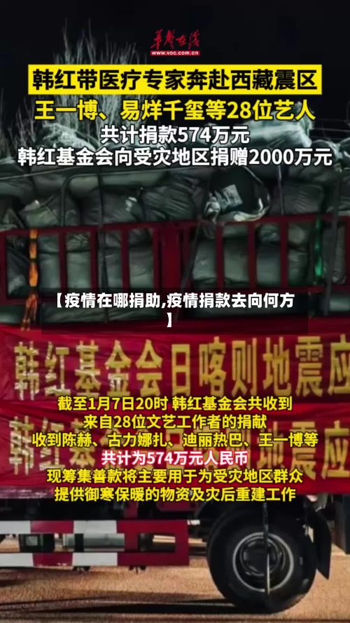 【疫情在哪捐助,疫情捐款去向何方】