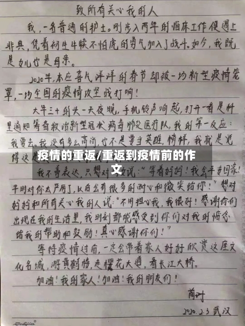 疫情的重返/重返到疫情前的作文