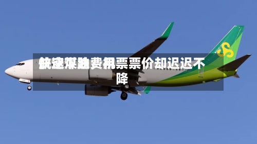 航空煤油费用快速下跌，机票票价却迟迟不降-第3张图片