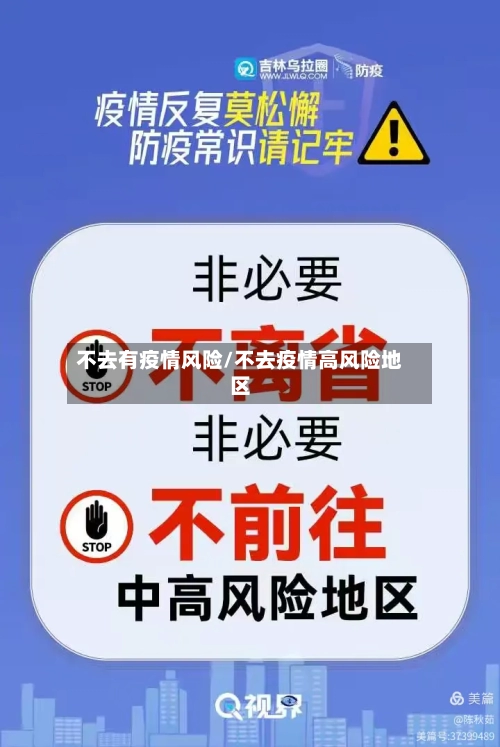 不去有疫情风险/不去疫情高风险地区