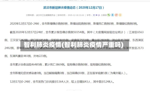 智利肺炎疫情(智利肺炎疫情严重吗)-第2张图片