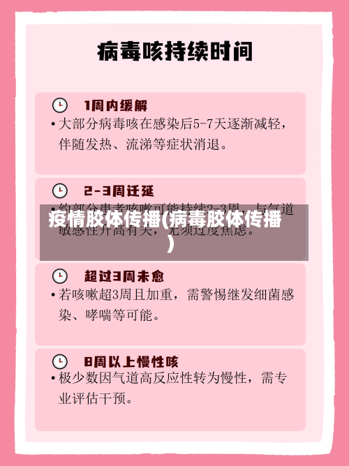 疫情胶体传播(病毒胶体传播)-第3张图片
