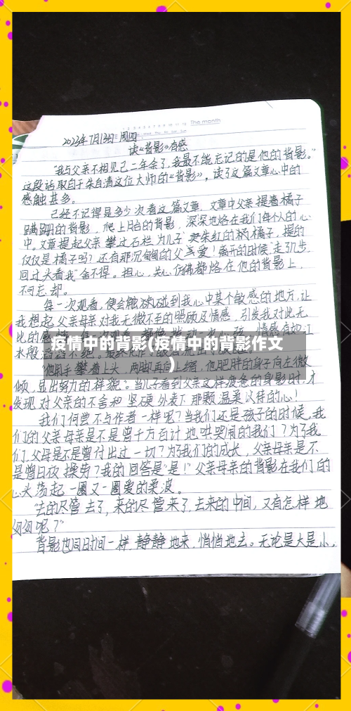 疫情中的背影(疫情中的背影作文)-第3张图片