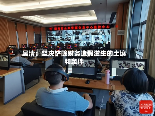 吴清:坚决铲除财务造假滋生的土壤和条件-第2张图片