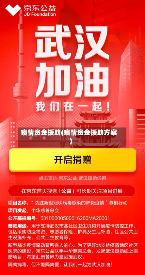 疫情资金援助(疫情资金援助方案)