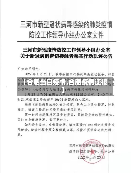 【合肥当日疫情,合肥疫情速报】-第2张图片