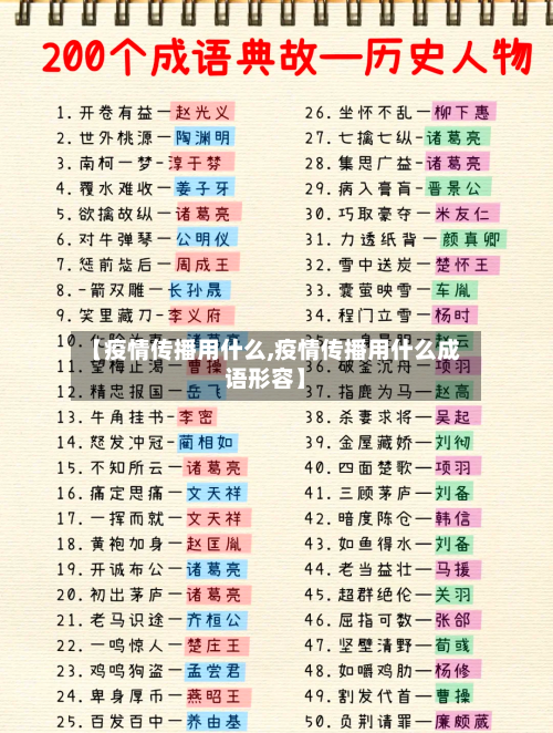 【疫情传播用什么,疫情传播用什么成语形容】-第2张图片