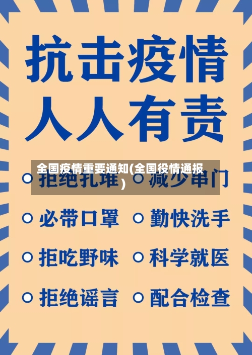 全国疫情重要通知(全国役情通报)