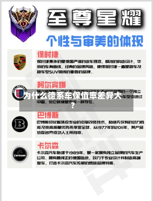为什么德系车保值率差异大？