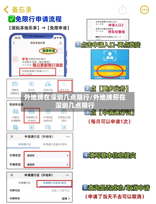 外地牌在深圳几点限行/外地牌照在深圳几点限行
