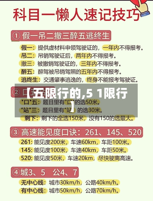 【五限行的,5 1限行】