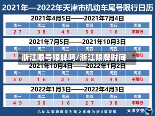浙江限号限牌吗/浙江限牌时间
