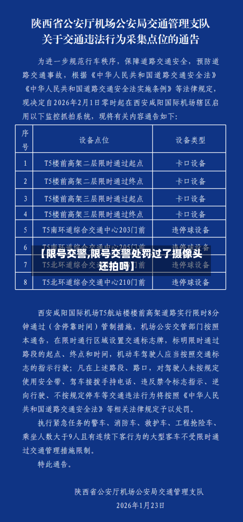 【限号交警,限号交警处罚过了摄像头还拍吗】-第3张图片