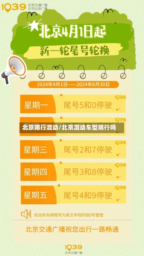 北京限行混动/北京混动车型限行吗