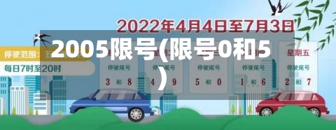 2005限号(限号0和5)