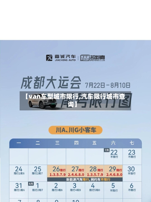 【van车型城市限行,汽车限行城市查询】