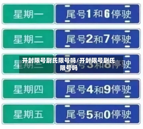 开封限号尉氏限号吗/开封限号尉氏限号吗-第3张图片
