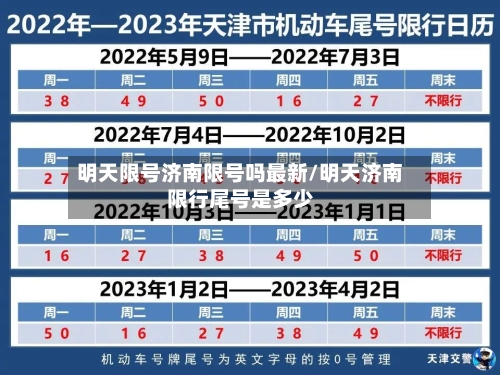 明天限号济南限号吗最新/明天济南限行尾号是多少-第2张图片