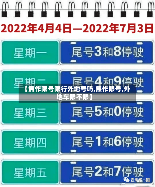 【焦作限号限行外地号吗,焦作限号,外地车限不限】-第2张图片
