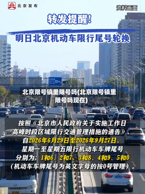 北京限号镇里限号吗(北京限号镇里限号吗现在)