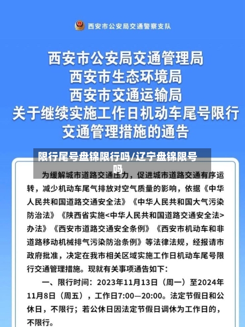限行尾号盘锦限行吗/辽宁盘锦限号吗-第3张图片