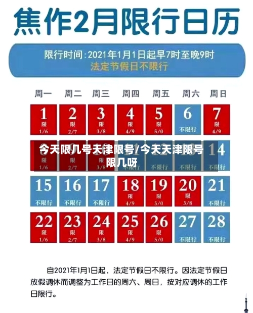 今天限几号天津限号/今天天津限号限几呀