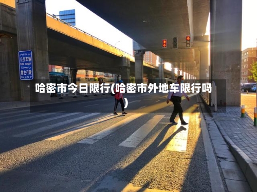 哈密市今日限行(哈密市外地车限行吗)-第2张图片