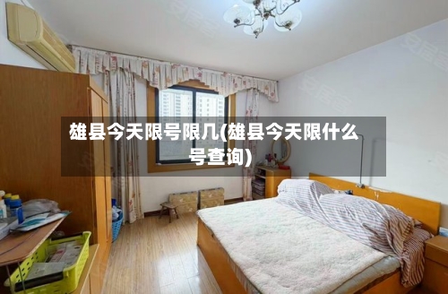 雄县今天限号限几(雄县今天限什么号查询)-第2张图片