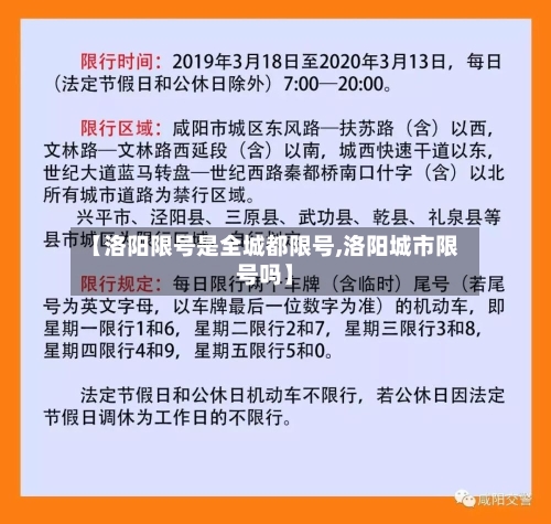 【洛阳限号是全城都限号,洛阳城市限号吗】-第3张图片