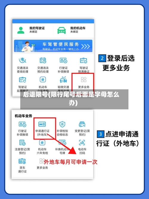 后退限号(限行尾号后面是字母怎么办)