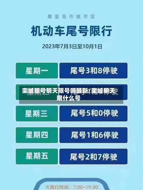 栾城限号明天限号吗最新/栾城明天限什么号