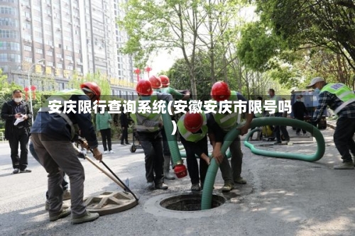安庆限行查询系统(安徽安庆市限号吗)
