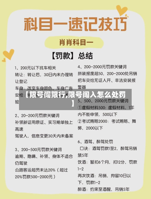 【限号闯限行,限号闯入怎么处罚】