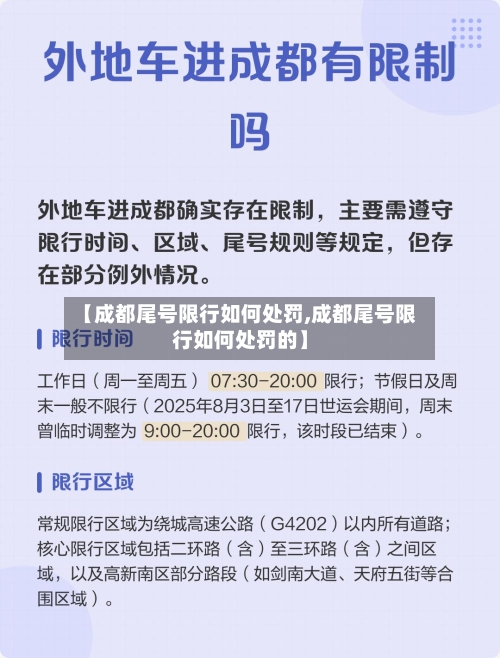 【成都尾号限行如何处罚,成都尾号限行如何处罚的】