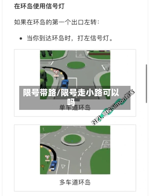 限号带路/限号走小路可以吗