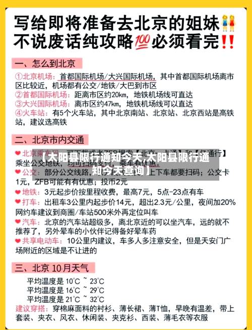 【太阳县限行通知今天,太阳县限行通知今天查询】