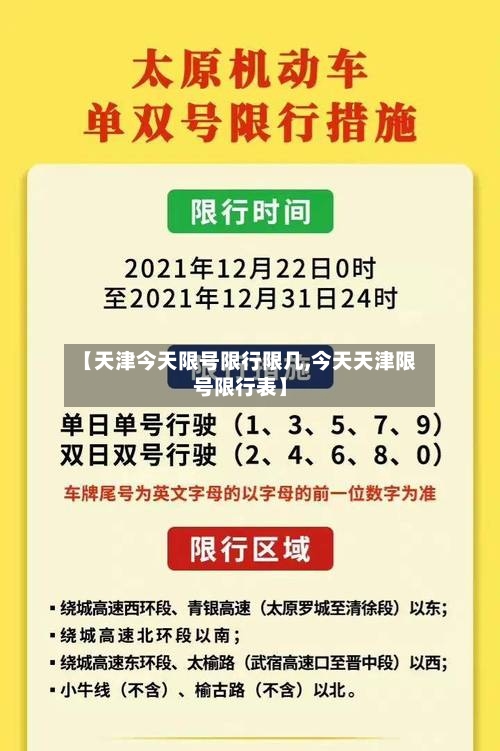 【天津今天限号限行限几,今天天津限号限行表】-第3张图片
