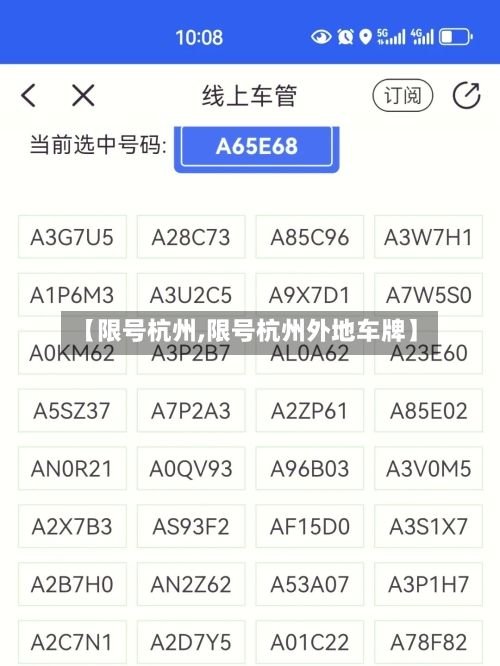 【限号杭州,限号杭州外地车牌】-第3张图片