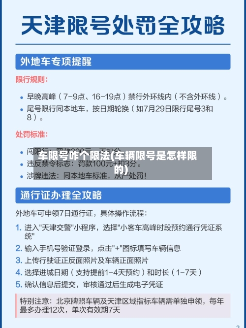 车限号咋个限法(车辆限号是怎样限的)-第3张图片