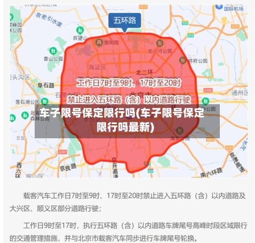 车子限号保定限行吗(车子限号保定限行吗最新)