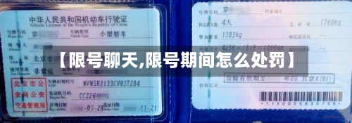 【限号聊天,限号期间怎么处罚】-第2张图片