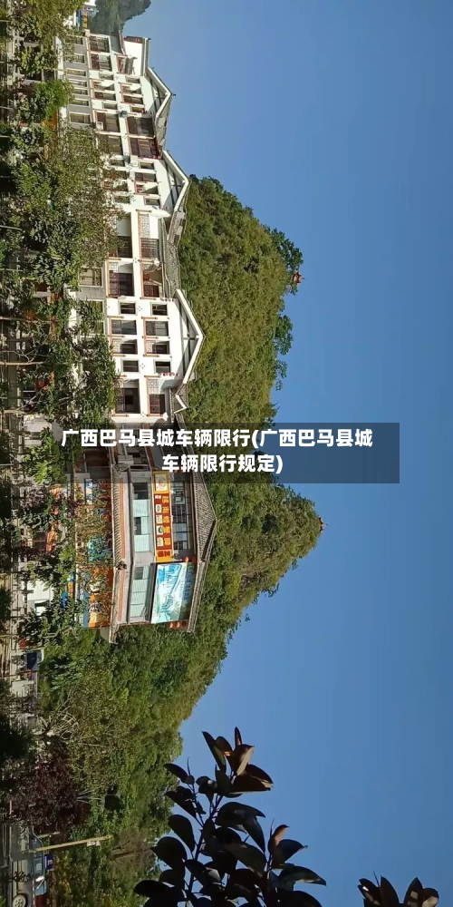 广西巴马县城车辆限行(广西巴马县城车辆限行规定)-第2张图片