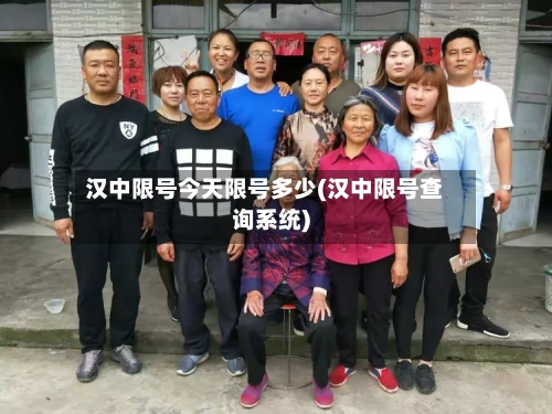 汉中限号今天限号多少(汉中限号查询系统)