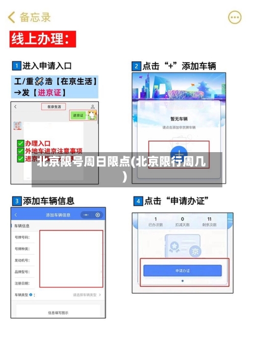 北京限号周日限点(北京限行周几)