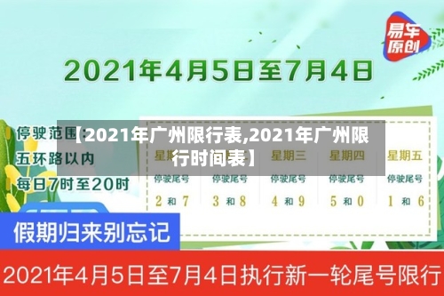【2021年广州限行表,2021年广州限行时间表】